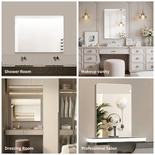 Bathroom Vanity Mirror , Wall-Mounted Mirror for Bathroom Anti-Fog Waterproof - Image 5