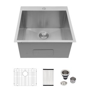 12" Deep Laundry Room Stainless Sink 12" Deep Top Counter Laundry Room Stainless Sink Single Bowl Laundry Utility Sink
