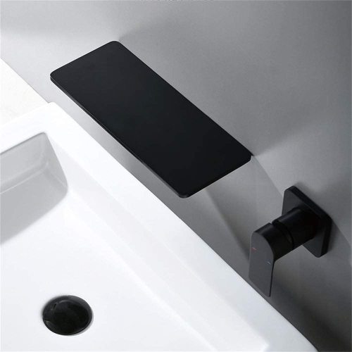 Wall Mount Waterfall Bathroom Sink Faucet - Image 4