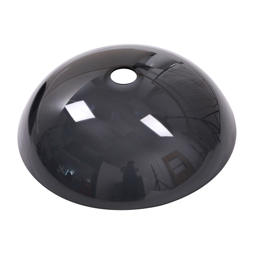 Bathroom Artistic Tempered Glass Vessel Bathroom Sink with Pop-up Drain, Grey - Image 6