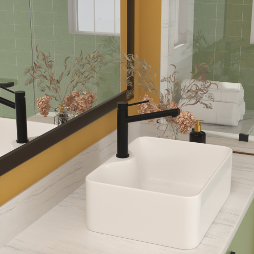 16"x12", 19"x15"White Ceramic Rectangular Vessel Bathroom Sink - Image 4