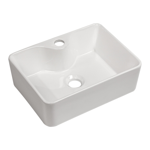 16"x12", 19"x15"White Ceramic Rectangular Vessel Bathroom Sink - Image 8