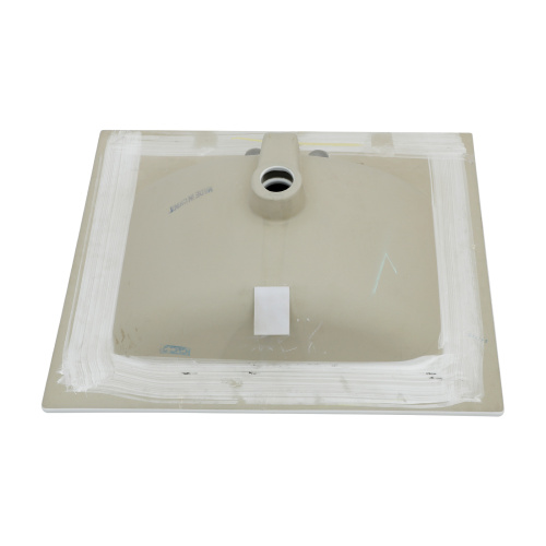 24"x19.7" White Rectangular Single Vanity Top with 4" Centerset Faucet 3 Holes and Overflow(Sink Only) - Image 4