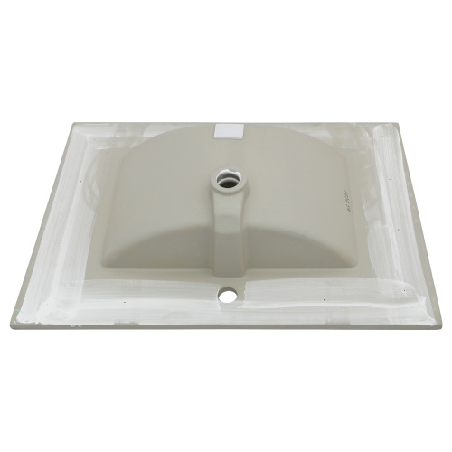 32"x20" White Rectangular Single Vanity Top with 1 Faucet Hole and Overflow(Sink Only) - Image 8
