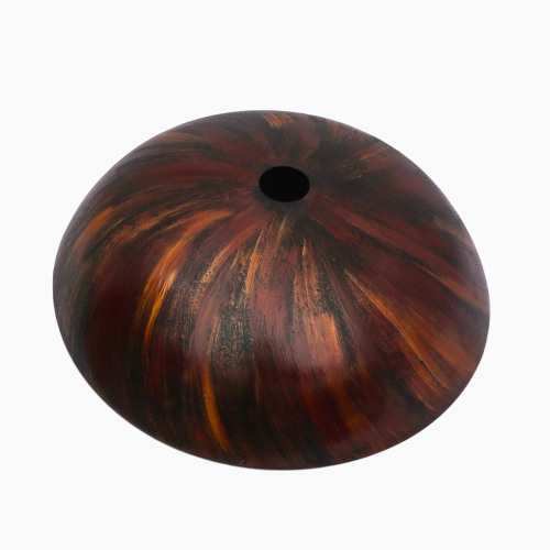 Bathroom Artistic Tempered Glass Vessel Bathroom Sink with Pop-up Drain, Amber-brown Tempered Glass Vanity Round Bowl (no Faucet)? - Image 8
