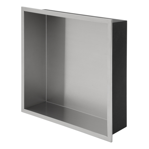12" X 12" Stainless Steel Shower Niche, Brushed Nickel - Image 6