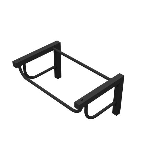 19.88"x14.25" Wall-Mounted Rectangular Ceramic Bathroom Sink with Black Towel Bar & Overflow - Image 11