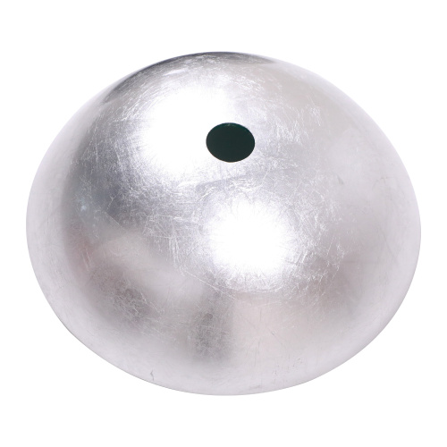 Bathroom Artistic Tempered Glass Vessel Bathroom Sink with Pop-up Drain, Silver - Image 7