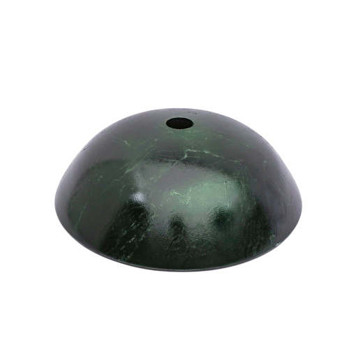 Bathroom Artistic Tempered Glass Vessel Bathroom Sink with Black Faucet and Pop-up Drain, Elegant Green Glass Bathroom Sink with Natural Marble Texture - Image 9