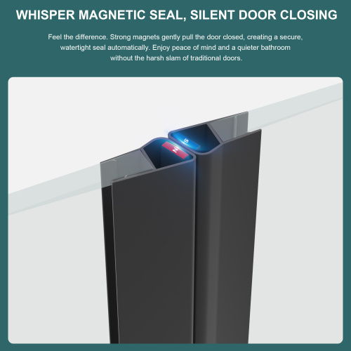 42" W X 76" H Diamond-Shaped Corner Shower Door, 5/16 In.(8Mm), Matte Black - Image 7